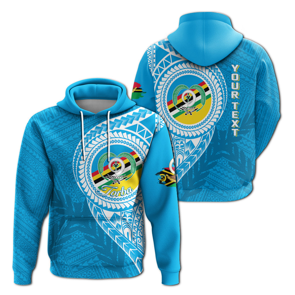 ( Personalised) Vanuatu Torba Province Hoodie Torba Emblem