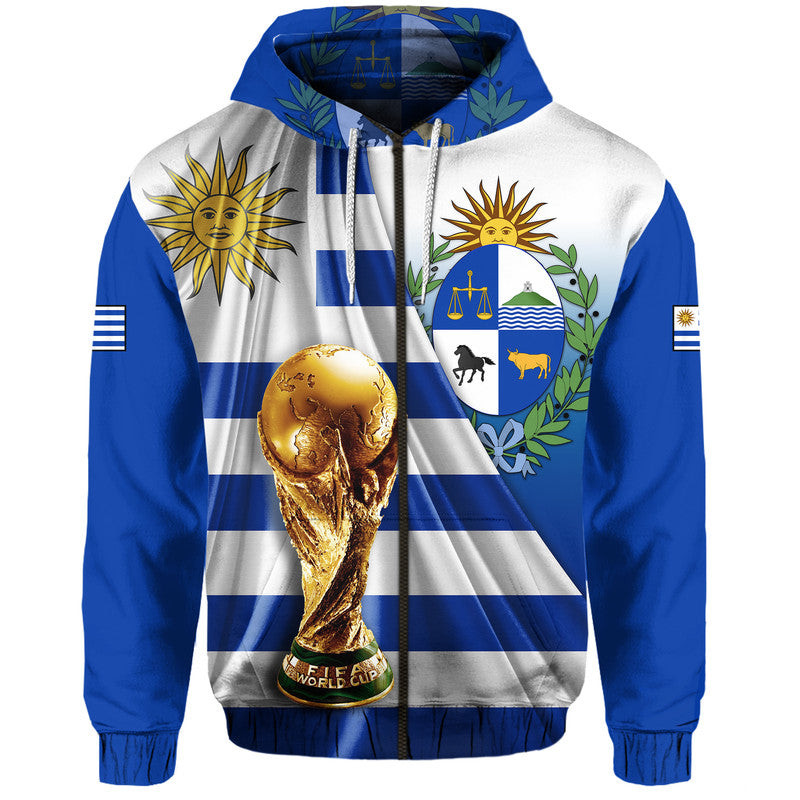 Custom Uruguay Football La Celeste World Cup Hoodie