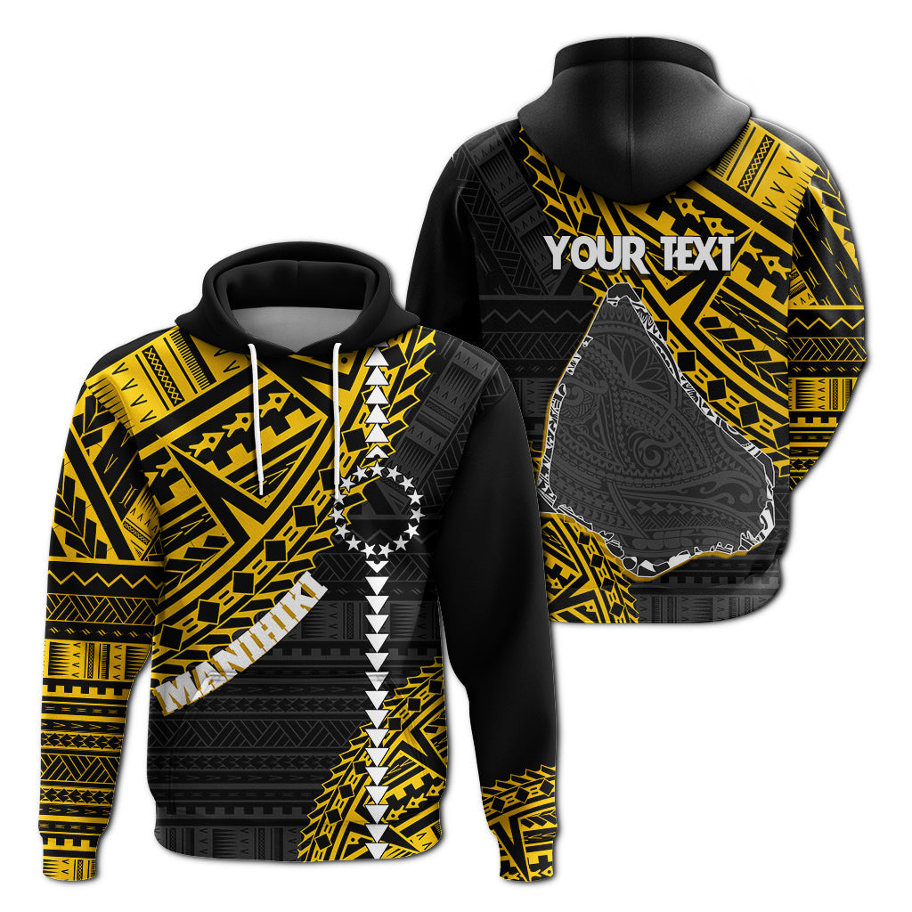 Cook Islands Tribal Hoodie Island Map Manihiki Island