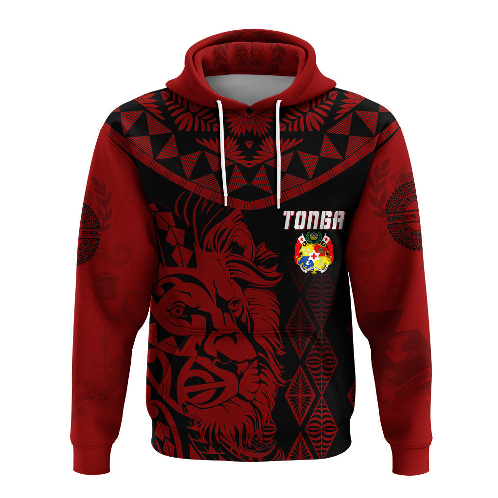 Tonga Hoodie Emancipation Day Lion Style Black