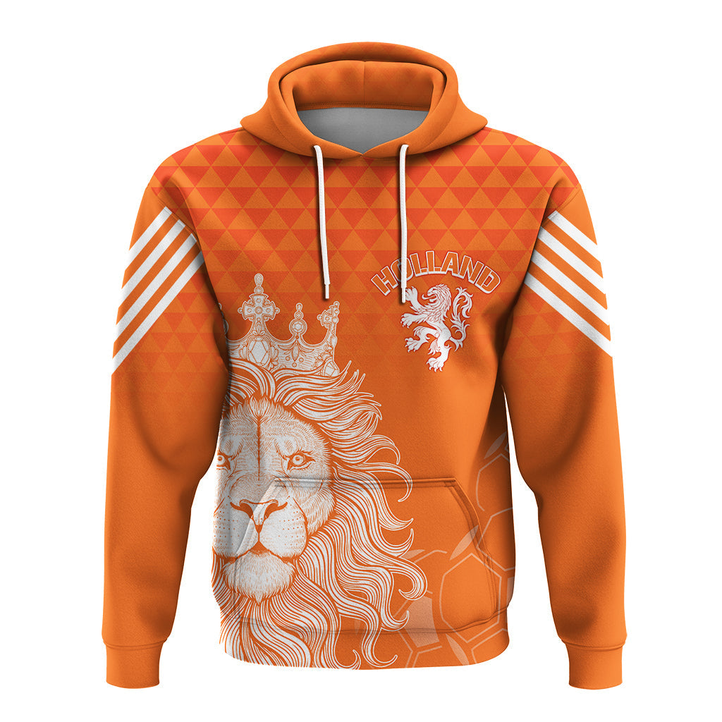 Custom Netherlands Football 2022 Hoodie Oranje Lions