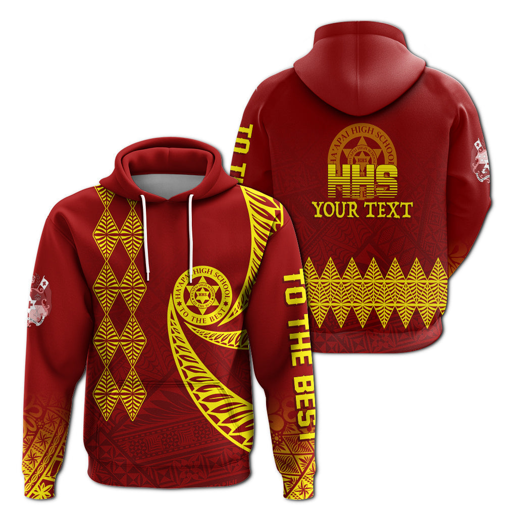 ( Personalize) Tonga Ha'apai High School Hoodie HHS To The Best