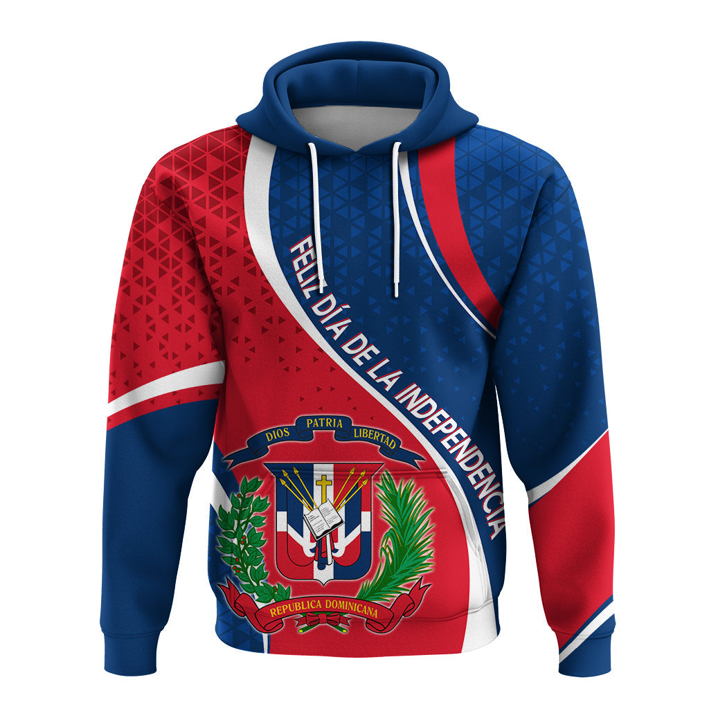 Dominican Republic Hoodie Independence Day Curve Style