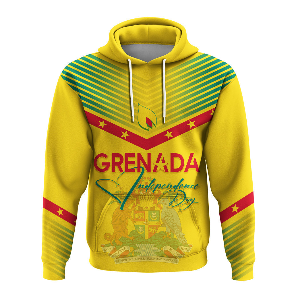 Grenada Independence Day Hoodie Geometric Style Ver 02