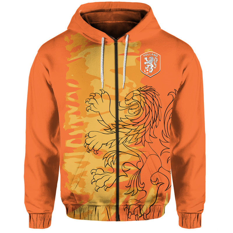 Netherlands Football Oranje Sport Design Hoodie