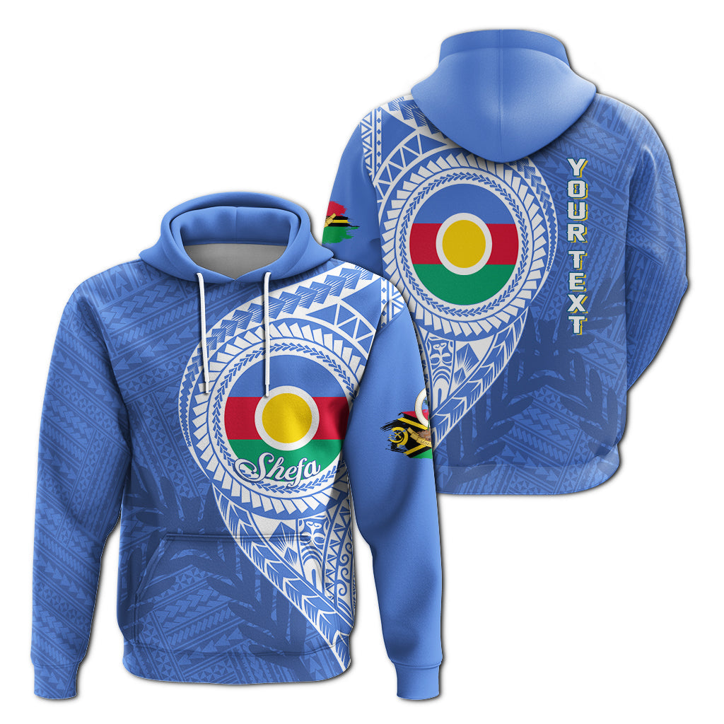 ( Personalised) Vanuatu Shefa Province Hoodie Shefa Emblem