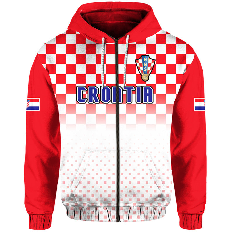 Croatia Hrvatska Hoodie Football Vibe
