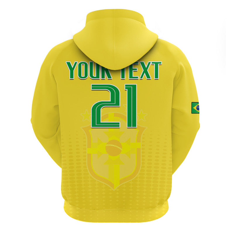 Custom Brazil Football Sub20 Champions South American Hoodie