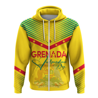 Grenada Independence Day Hoodie Geometric Style Ver 02