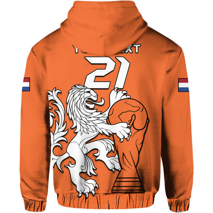 Custom Netherlands Football 2022 Hoodie