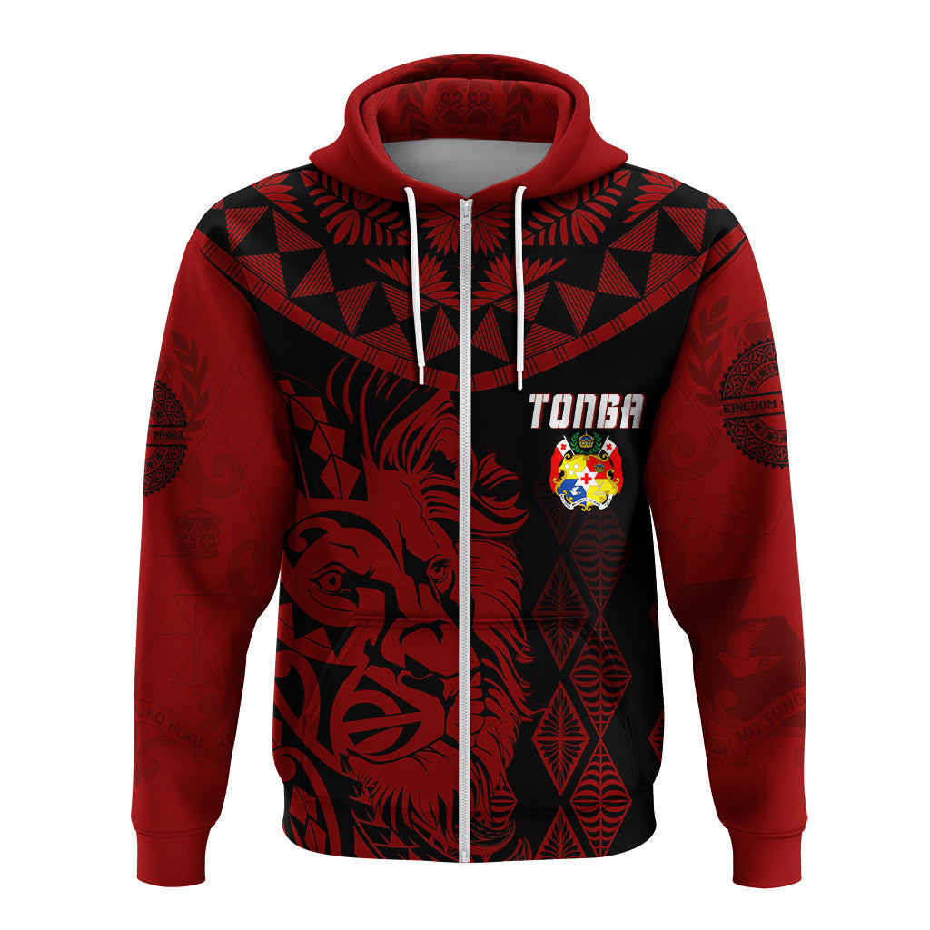 Tonga Hoodie Emancipation Day Lion Style Black