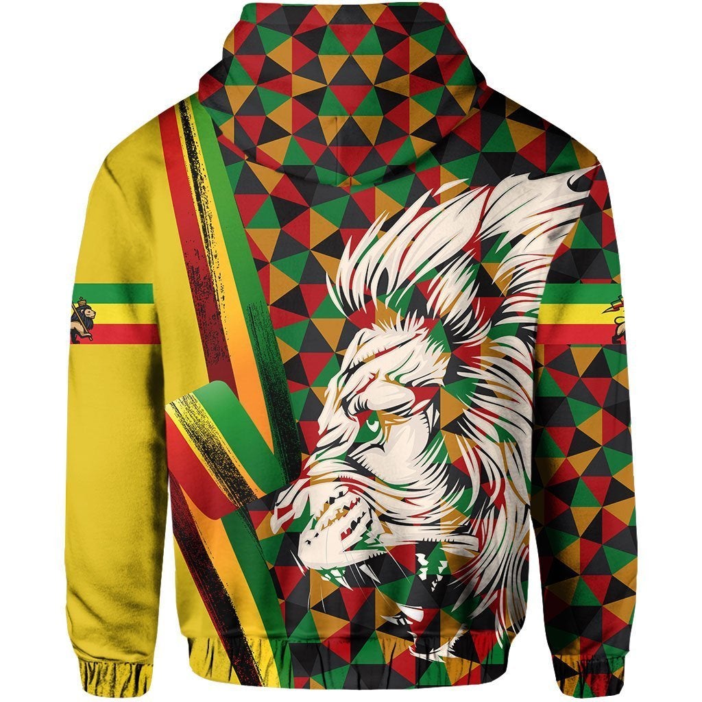 African Hoodie Ethiopia Haile Selassie Hoodie Lion Of Judah