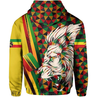 African Hoodie Ethiopia Haile Selassie Hoodie Lion Of Judah
