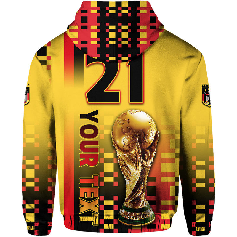 Custom Germany Deutschland Champion Qatar 2022 Hoodie