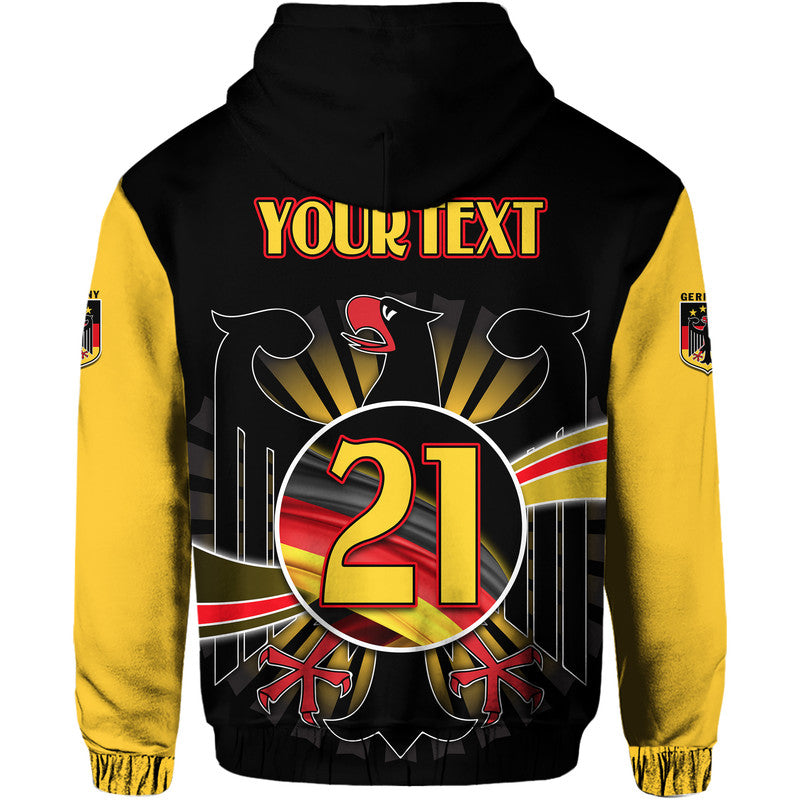 Custom Germany Football Black Eagle Jersey Deutschland Champion Hoodie