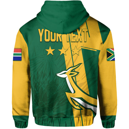 Custom South Africa Hoodie Rugby 7s 2022 Champion Springboks