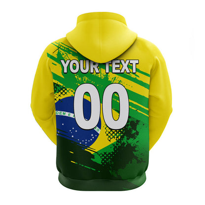 Custom Brazil World Cup Soccer Hoodie