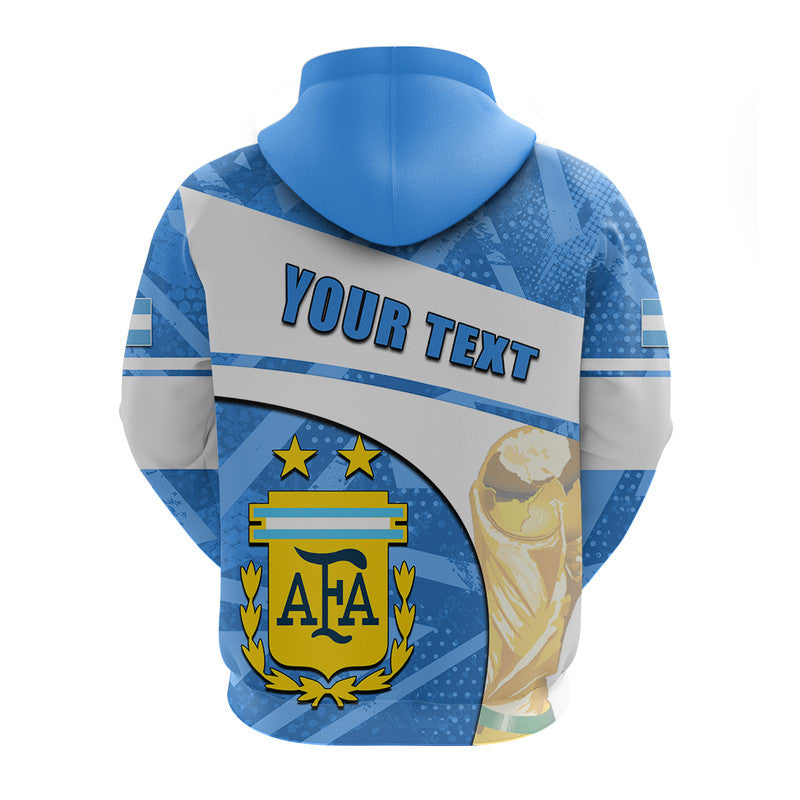 Custom Argentina Football 2022 Hoodie Basic Style