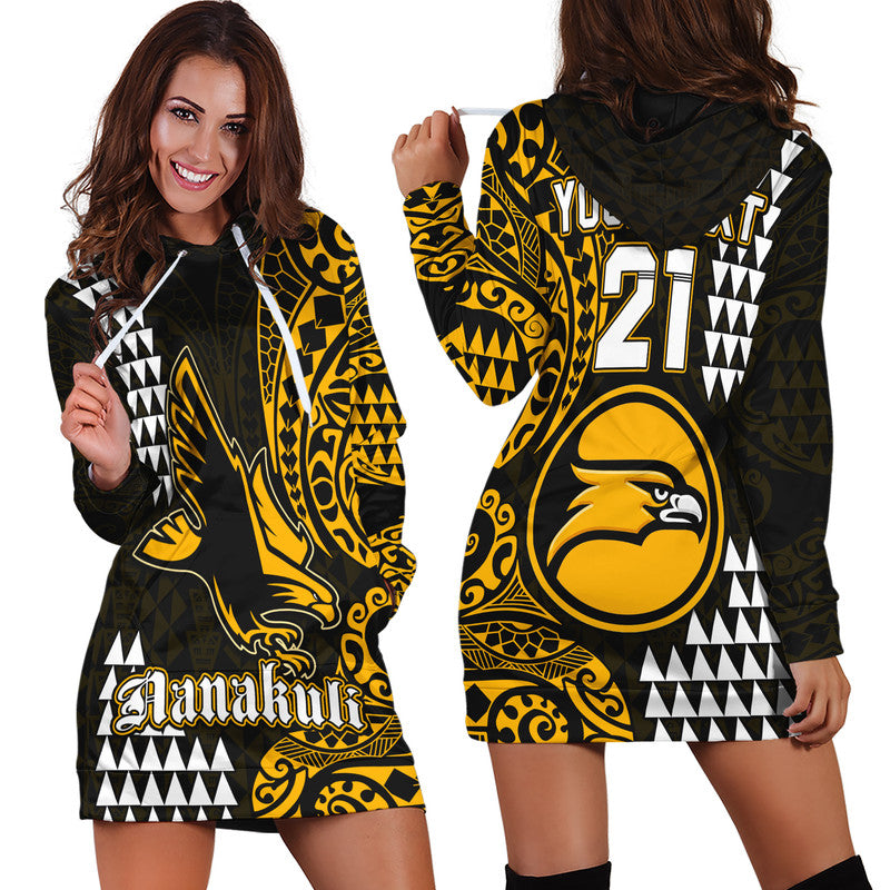 Custom Personalised Hawaii Nanakuli High School Hoodie Dress Tribal Kakau