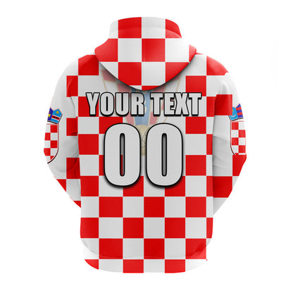 Custom Croatia Soccer Champions In My Hearhoodie