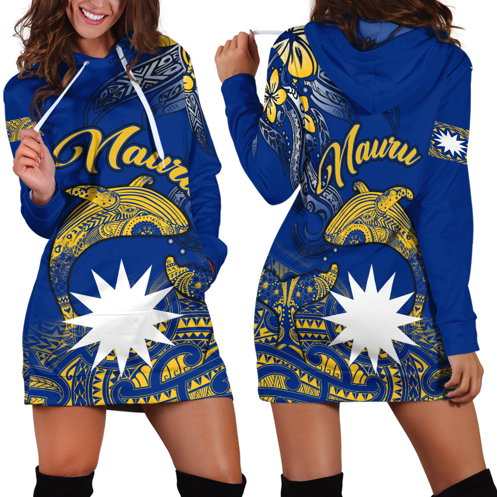 Nauru Independence The Way Of Water Hoodie Dress