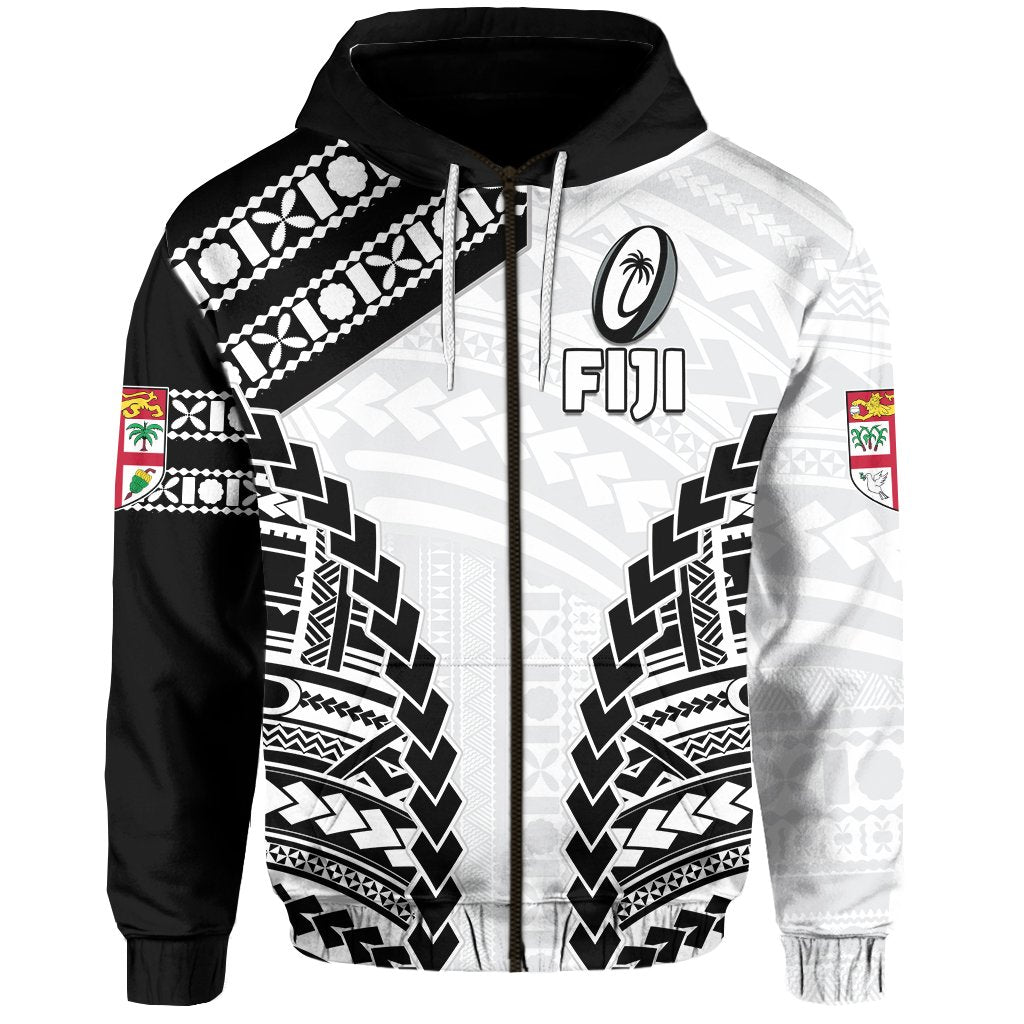 Fiji Rugby Zip Hoodie Fresh