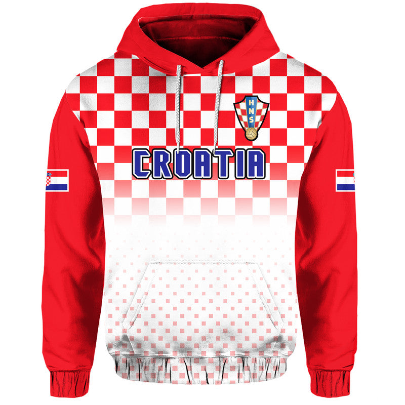 Custom Croatia Hrvatska Hoodie Football Vibe
