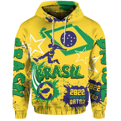 Brazil Football 2022 Hoodie