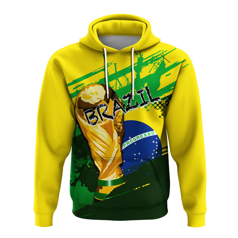 Custom Brazil World Cup Soccer Hoodie