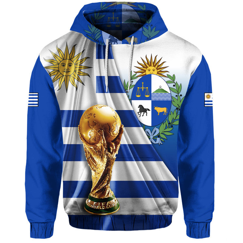 Custom Uruguay Football La Celeste World Cup Hoodie