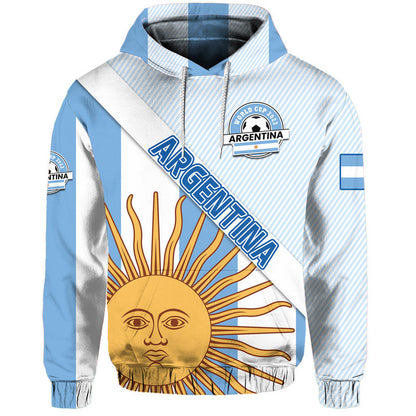 Custom Argentina Sol de Mayo Football Hoodie