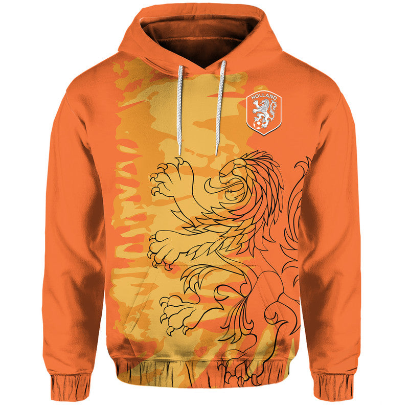 Netherlands Football Oranje Sport Design Hoodie