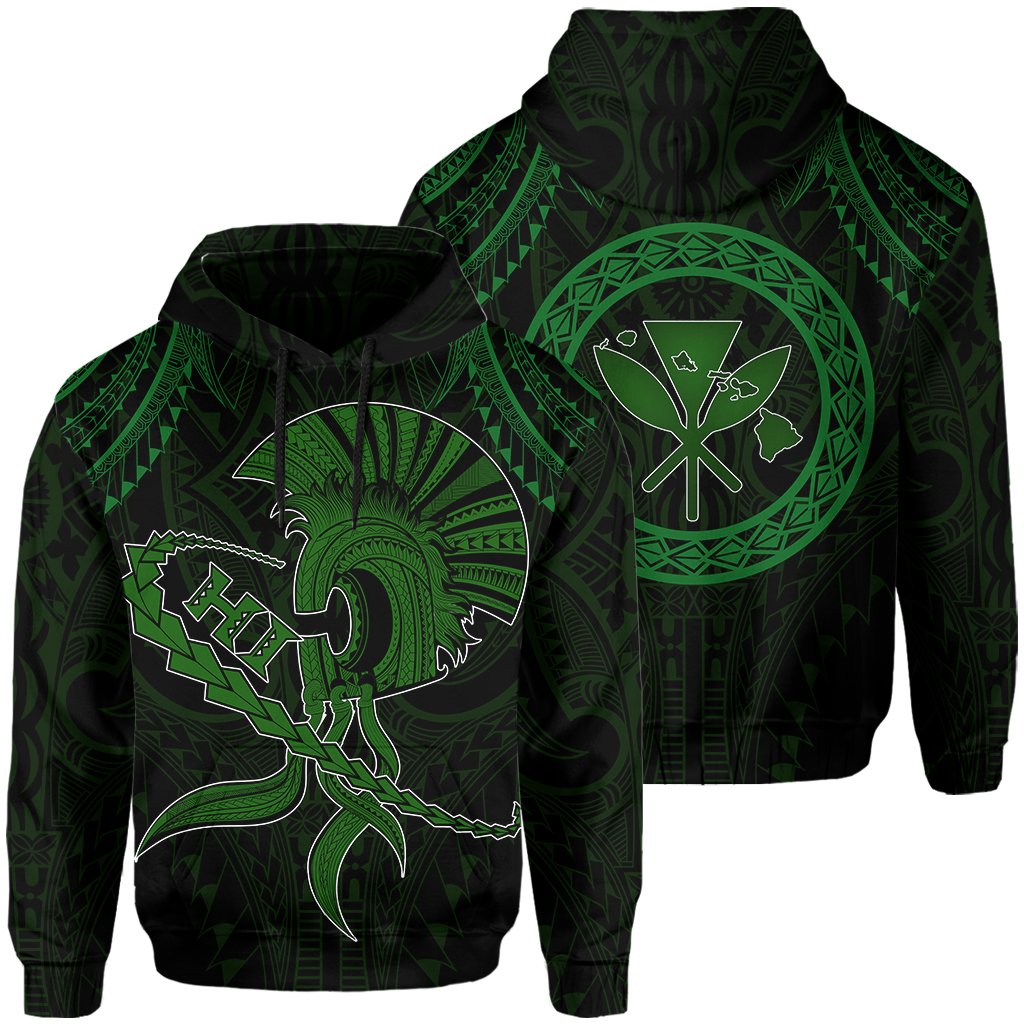 Hawaii Warrior Kanaka Polynesian Hoodie Rob Style AH