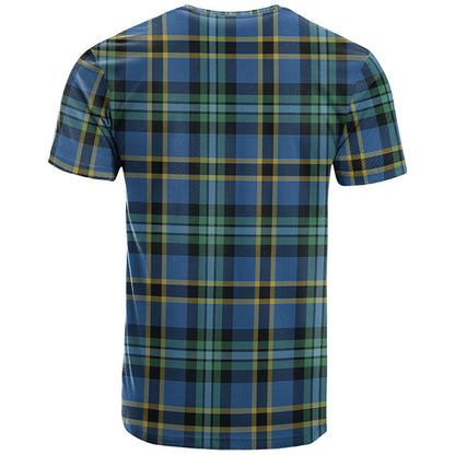 Printivon Hope Clan DNA In Me Tartan Crest T Shirt