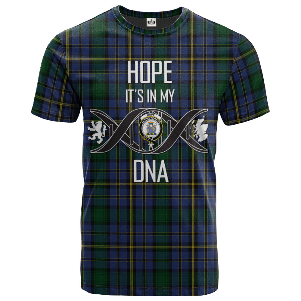 Printivon Hope (Vere Weir) 01 Clan DNA In Me Tartan Crest T Shirt