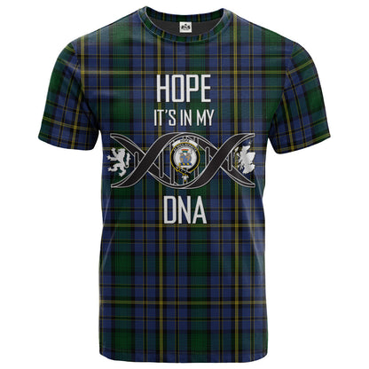 Printivon Hope (Vere Weir) 01 Clan DNA In Me Tartan Crest T Shirt