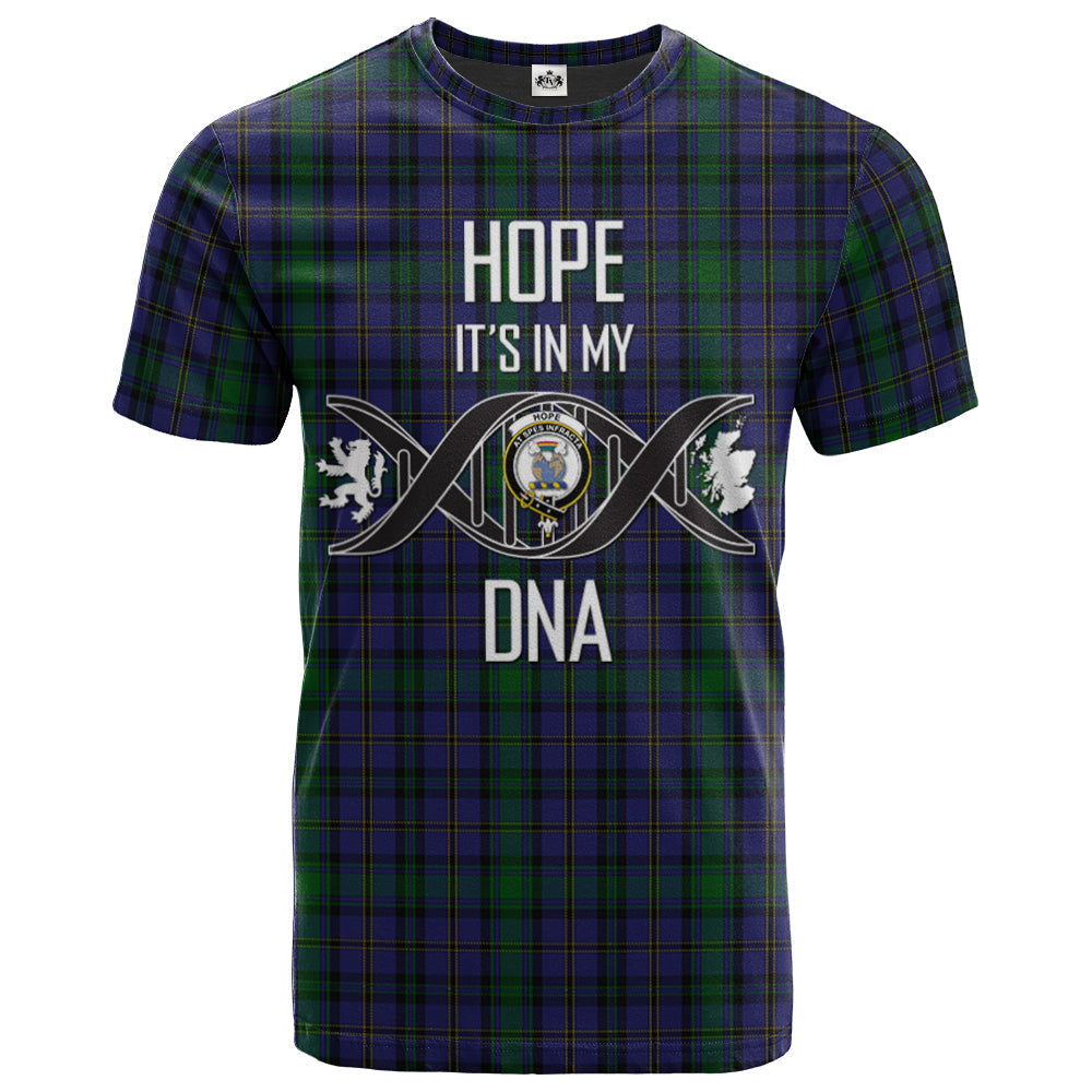 Printivon Hope (Vere Weir) 02 Clan DNA In Me Tartan Crest T Shirt