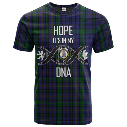 Printivon Hope (Vere Weir) 02 Clan DNA In Me Tartan Crest T Shirt