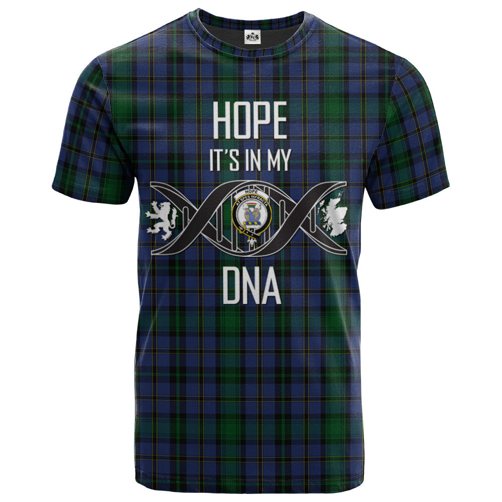 Printivon Hope (Vere Weir) 03 Clan DNA In Me Tartan Crest T Shirt