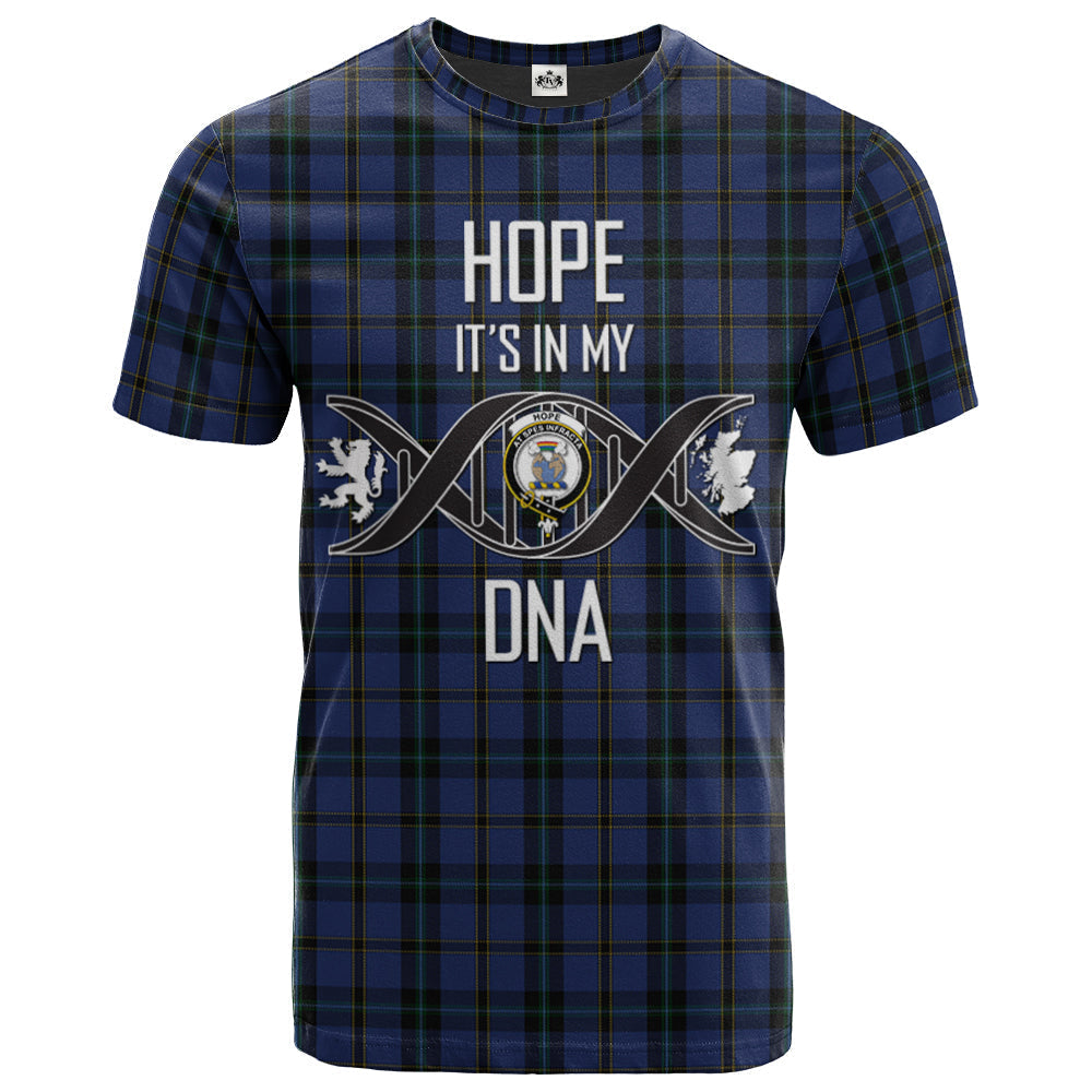 Printivon Hope (Vere Weir) 04 Clan DNA In Me Tartan Crest T Shirt