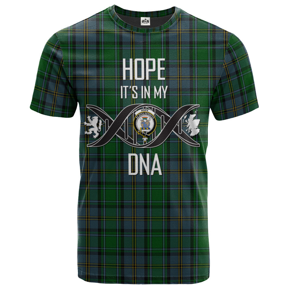 Printivon Hope (Vere) Lochcarron Clan DNA In Me Tartan Crest T Shirt