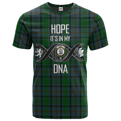 Printivon Hope (Vere) Lochcarron Clan DNA In Me Tartan Crest T Shirt