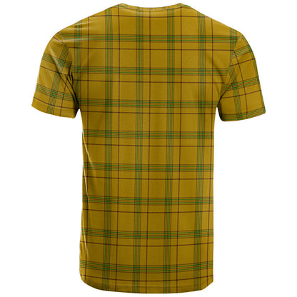Printivon Houston Clan DNA In Me Tartan Crest T Shirt