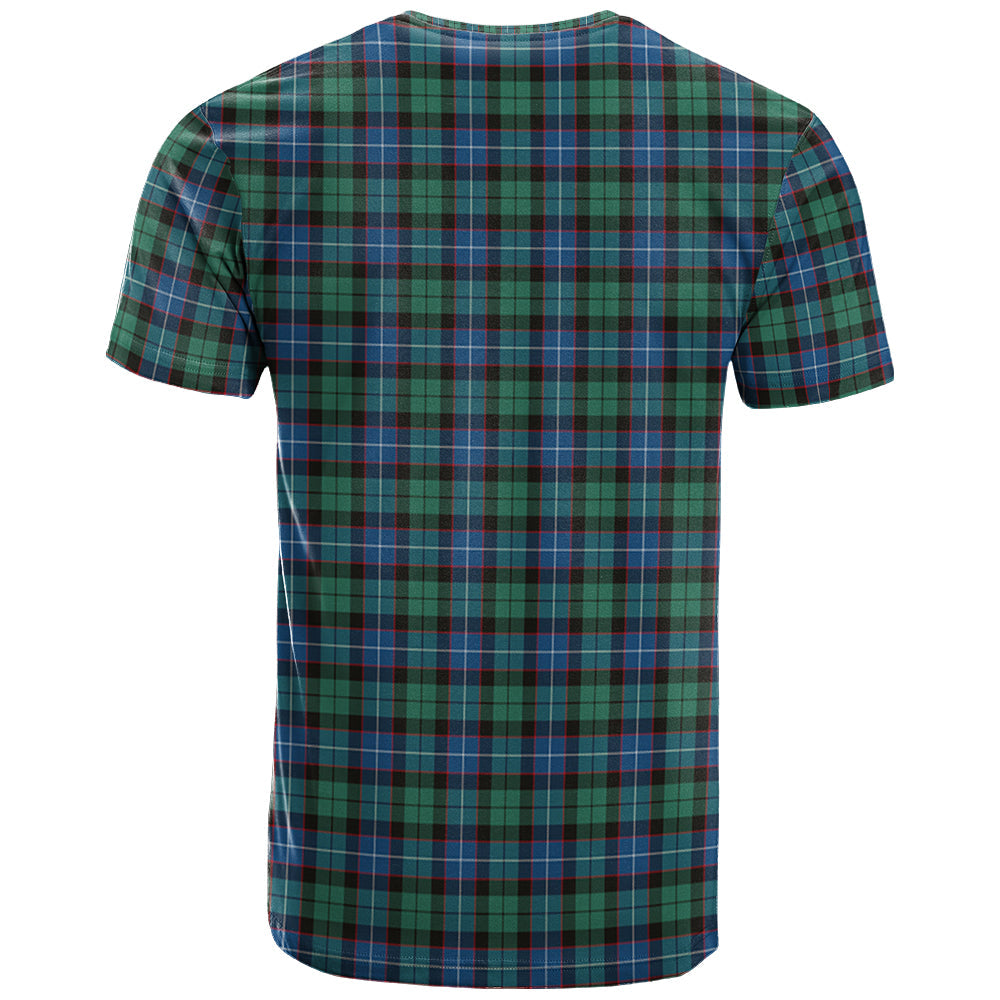 Printivon Hunter Ancient Clan DNA In Me Tartan Crest T Shirt