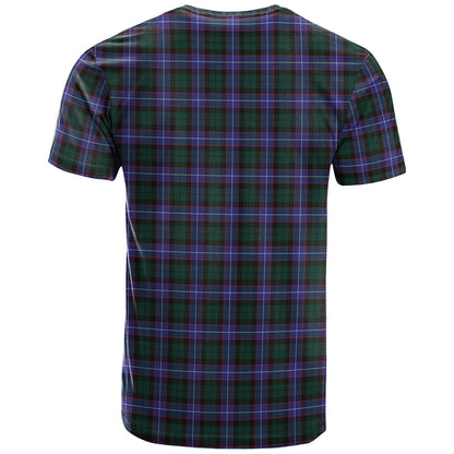 Printivon Hunter Modern Clan DNA In Me Tartan Crest T Shirt