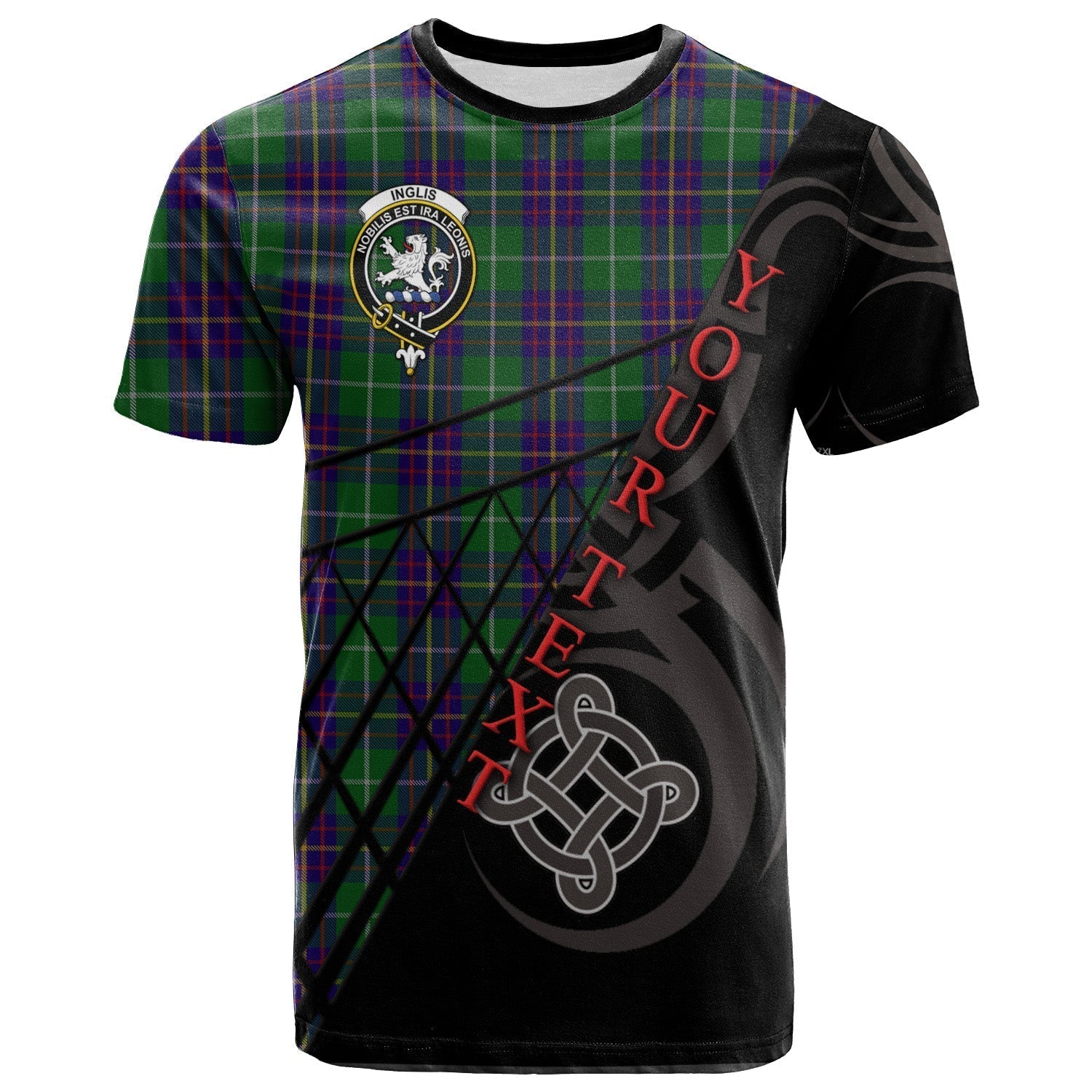 Printivon Inglis T Shirt Pattern Celtic 