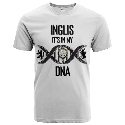 Printivon Inglis Clan DNA In Me Crest T Shirt