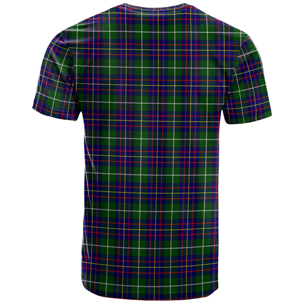 Printivon Inglis Modern Clan DNA In Me Tartan Crest T Shirt