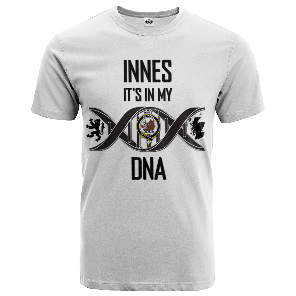 Printivon Innes Clan DNA In Me Crest T Shirt