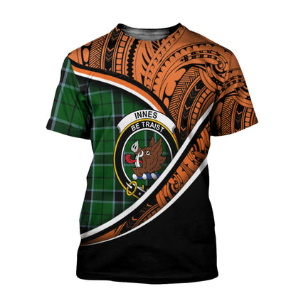 Printivon Innes Hunting T Shirt Pattern Polynesian 